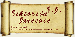 Viktorija Jarčević vizit kartica